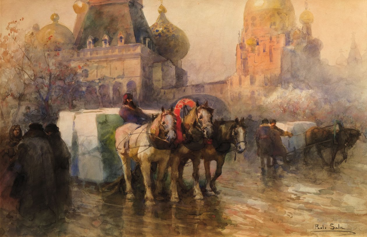 Istransport i Moskva. av Paolo Sala