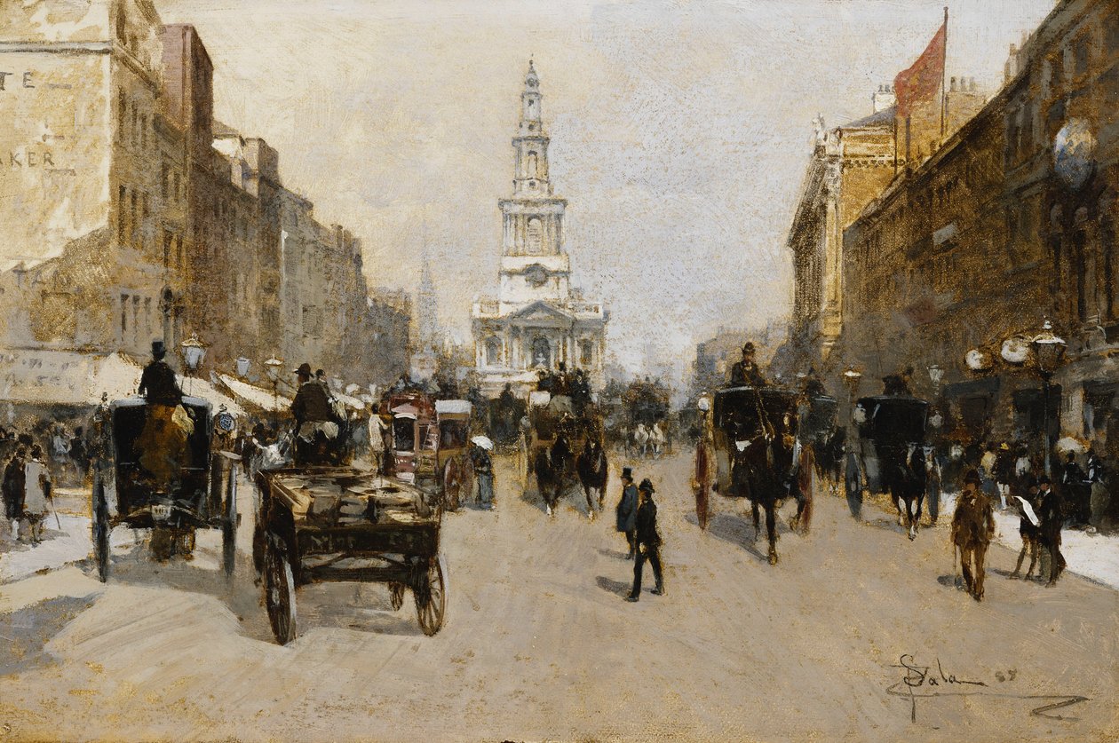 The Strand, London, 1888 av Paolo Sala