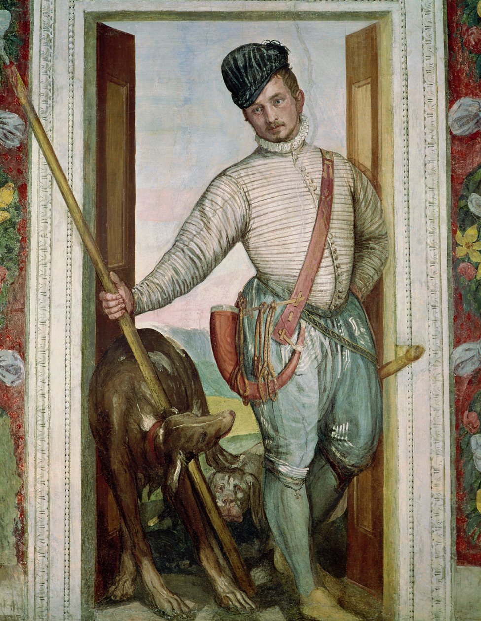 Selvportrett i jaktdrakt, 1562 av Paolo Veronese