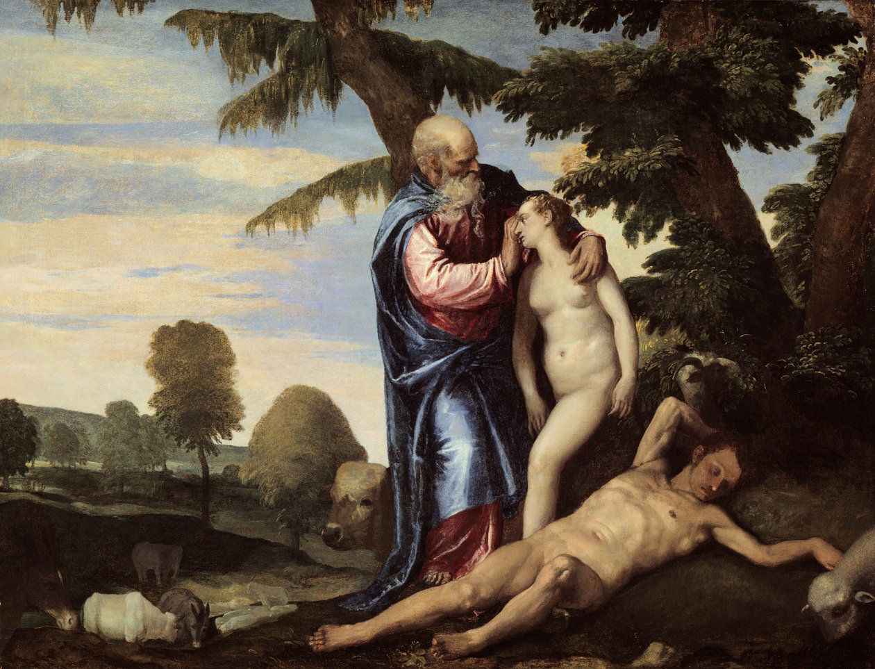 The Creation of Eva, 157080. av Paolo Veronese