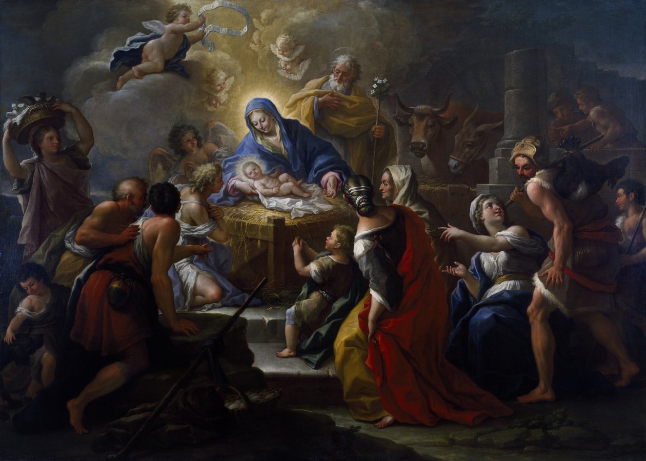 Hyrdenes tilbedelse av Paolo di Matteis