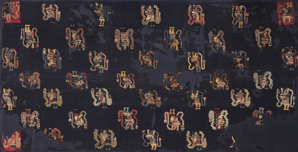 Seremoniell mantel av Paracas style