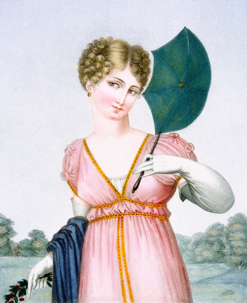 The Flirt, gravert av Augrand, ca. 1816 av Parfait Augrand