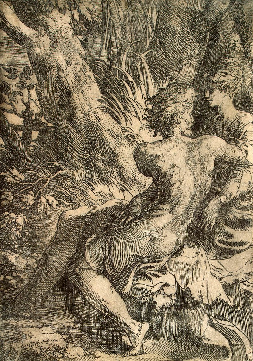 Elskere, c1527. av Parmigianino