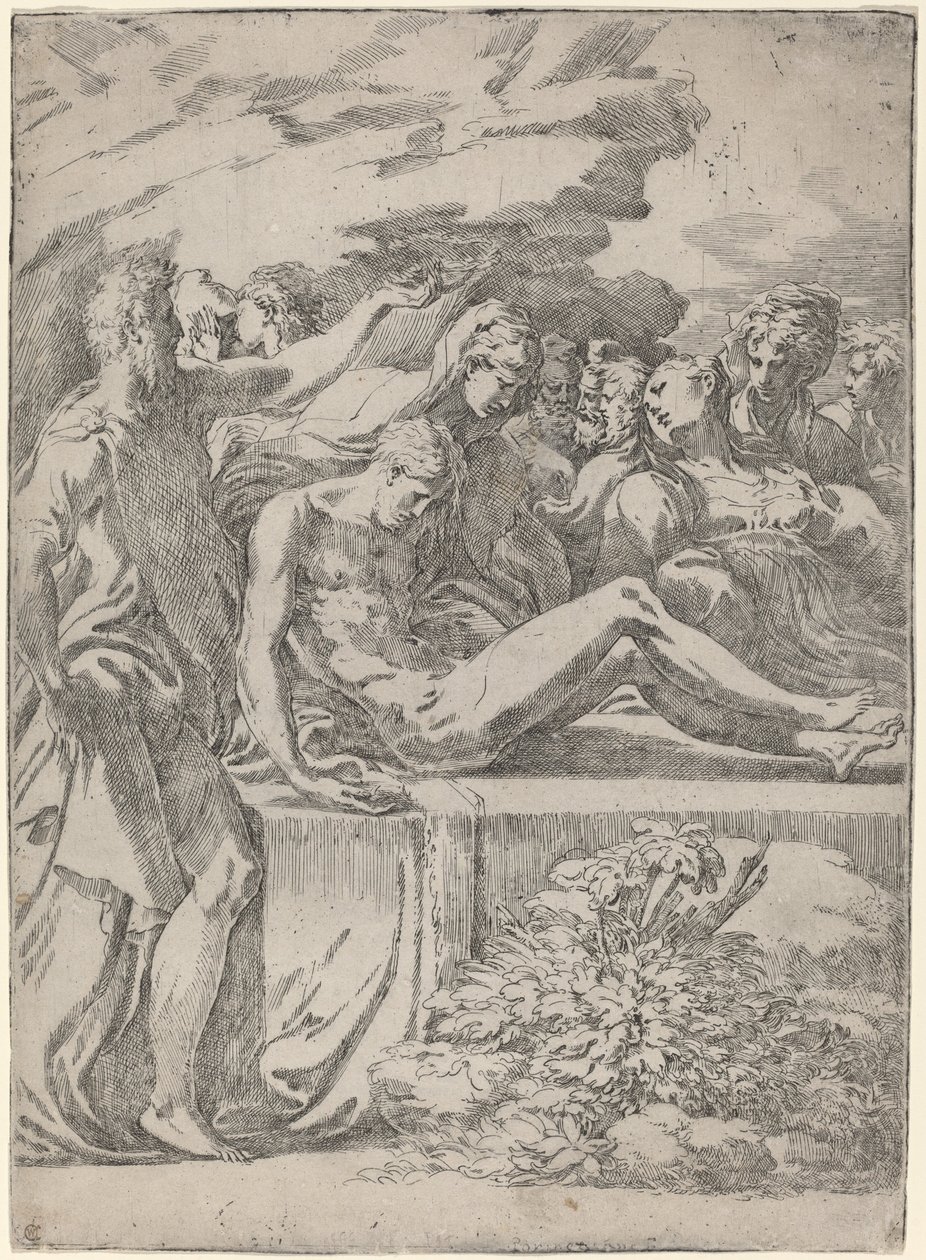 Gravleggingen av Parmigianino