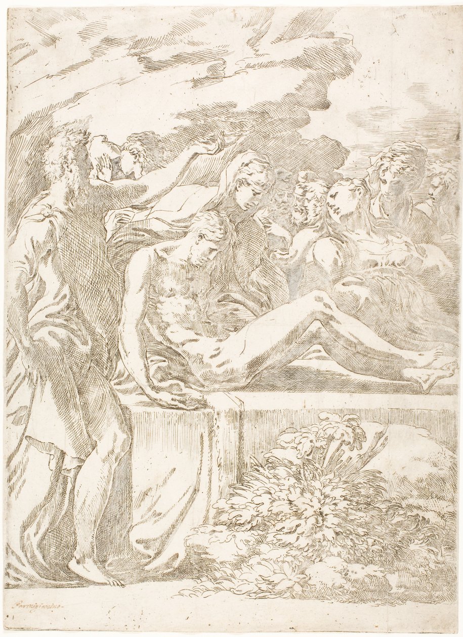 Gravleggingen av Parmigianino
