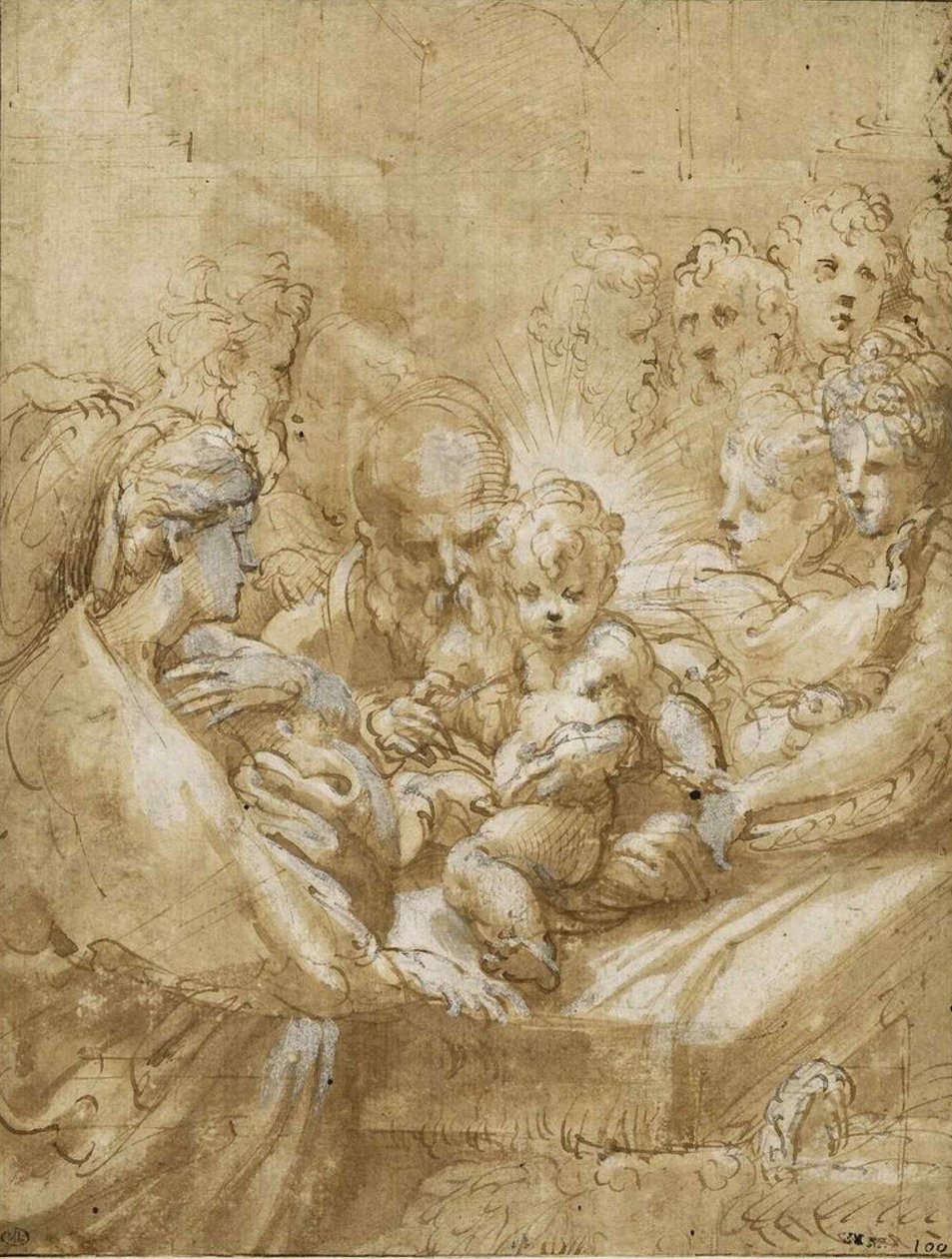 Omskjæringen, første halvdel av 1500-tallet.. av Parmigianino