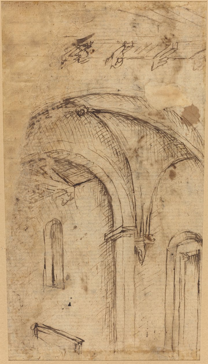 Gotisk hvelv [verso] av Parri Spinelli