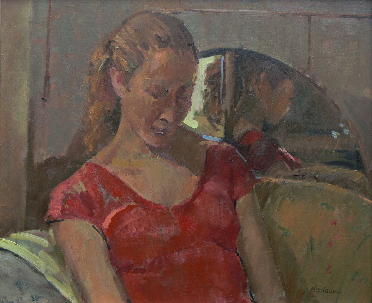 Ved det gamle speilet, 2009 av Pat Maclaurin