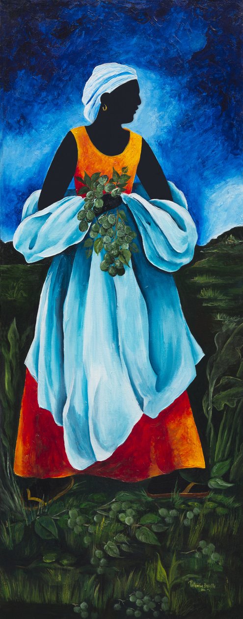 Sesong Quenepe, 2011, (akryl på lerret) av Patricia Brintle