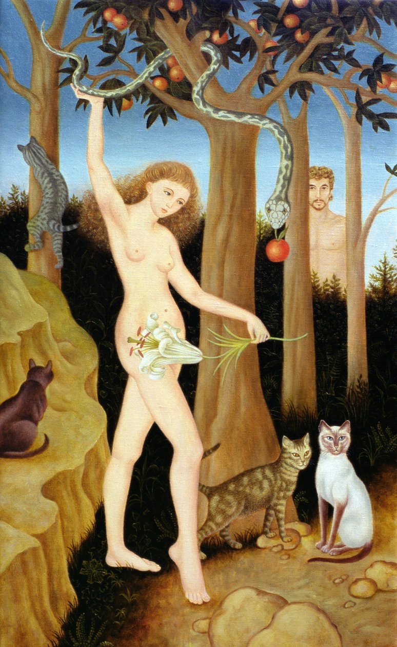 Adam og Eva, 1990 av Patricia OBrien