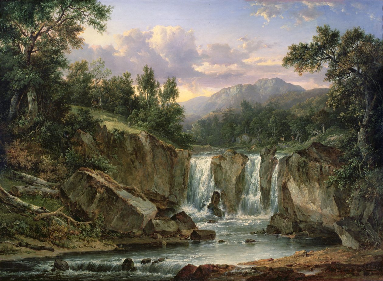 The Falls of Tummel, 1820 av Patrick Nasmyth