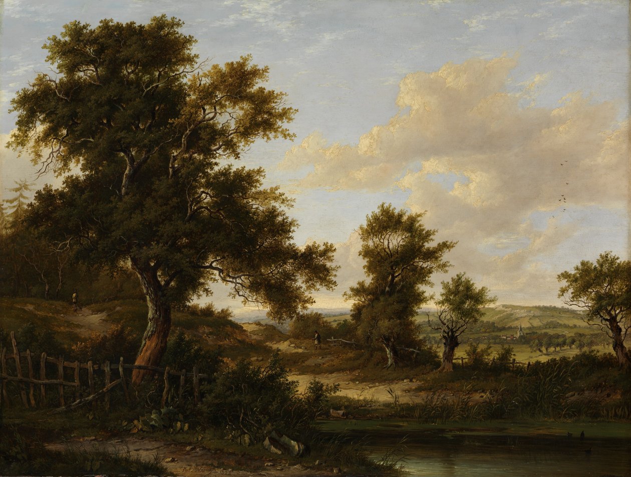 Nær Penshurst, Kent, 1828. av Patrick Nasmyth