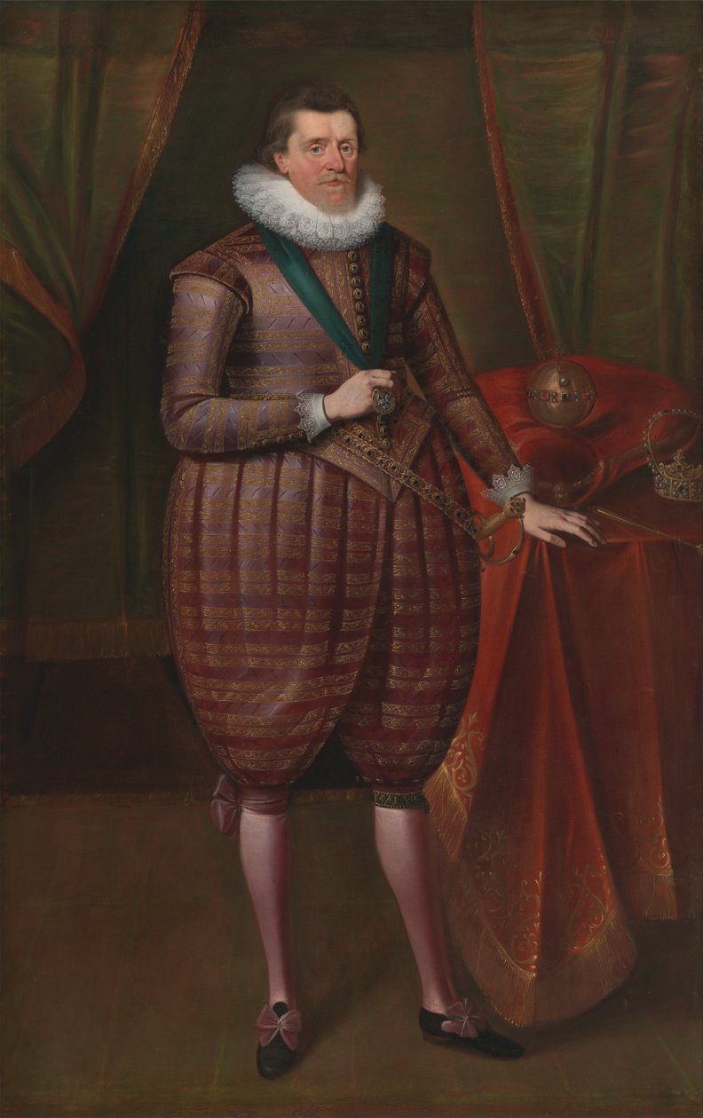 James I of England (James VI of Scotland) av Paul van Somer