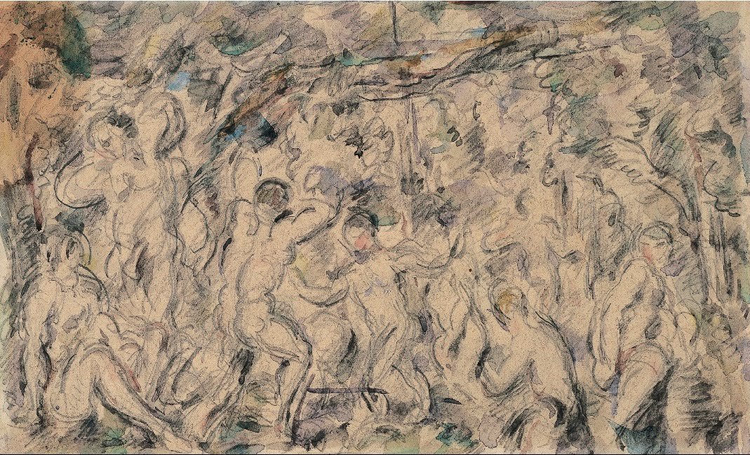 Badende av Paul Cézanne