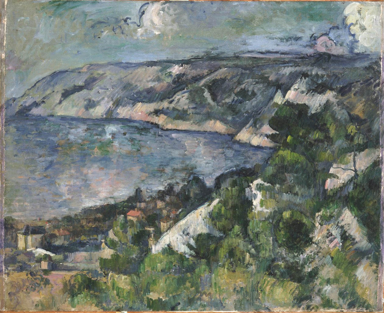 Bay of LEstaque av Paul Cézanne