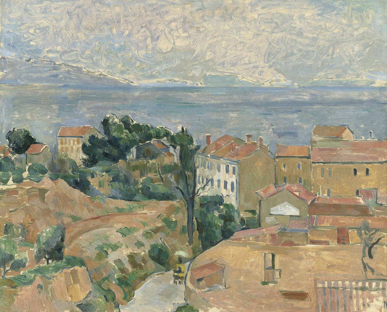 Utsikt over LEstaque (område nær Marseille) av Paul Cézanne