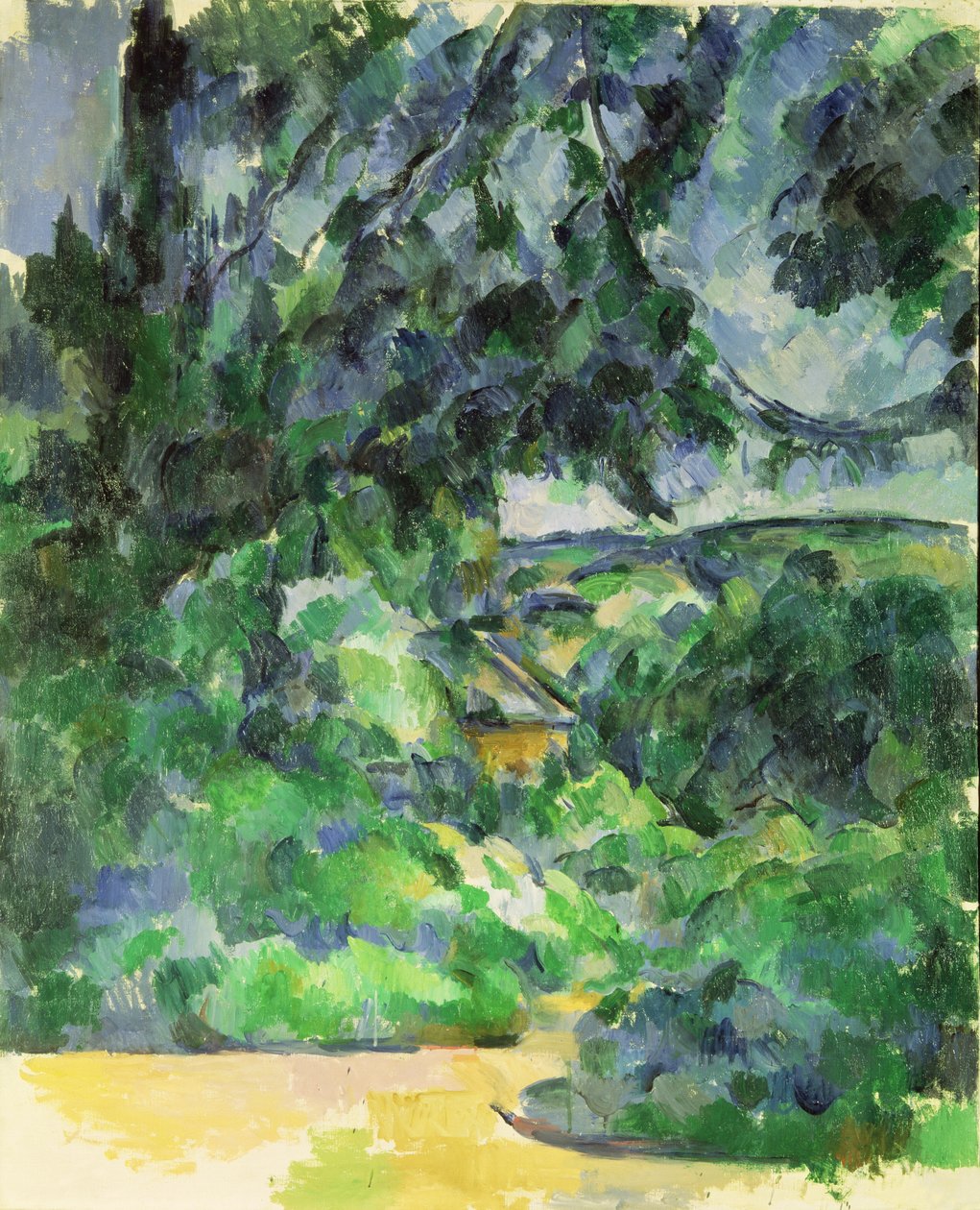 Blått landskap, ca. 1903 av Paul Cézanne