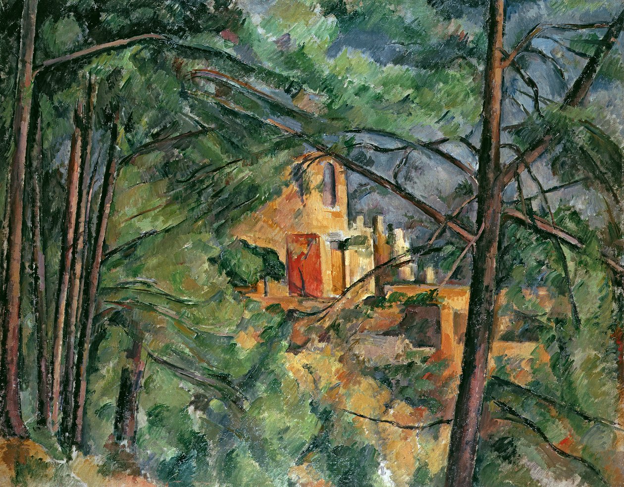 Chateau Noir, ca. 1904 av Paul Cézanne