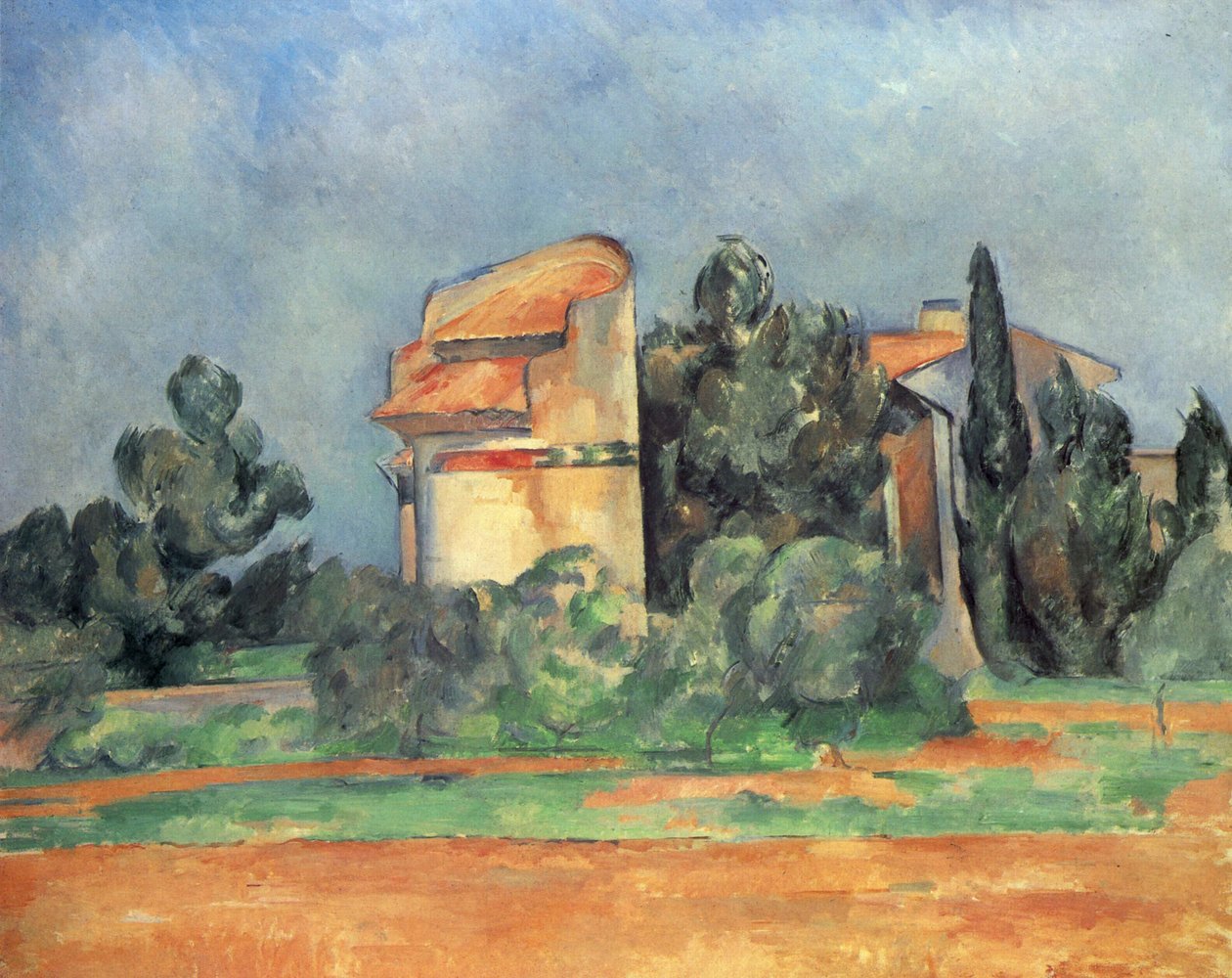 Duesengen i Bellevue av Paul Cézanne