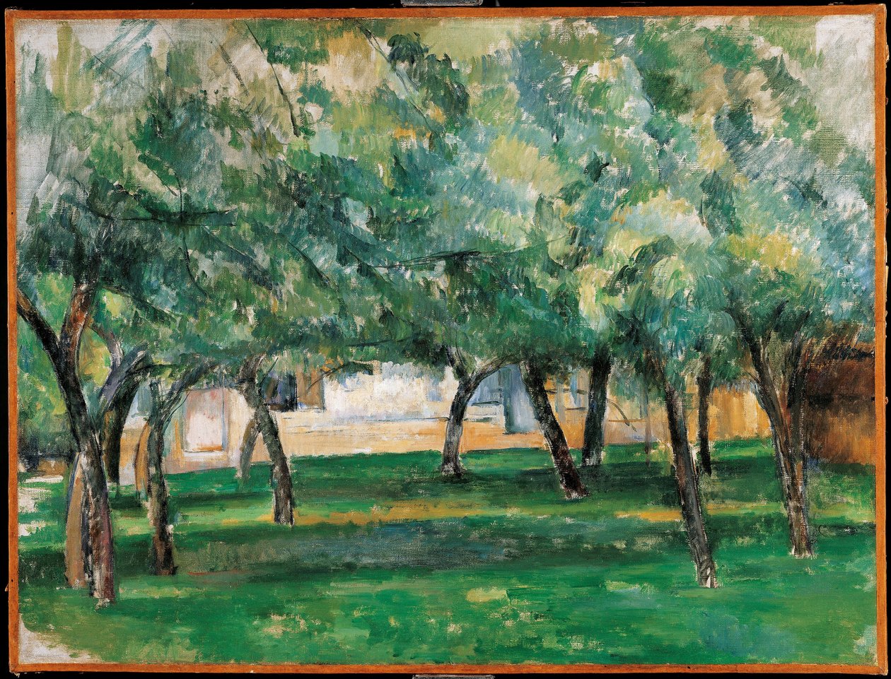 Gård i Normandie av Paul Cézanne