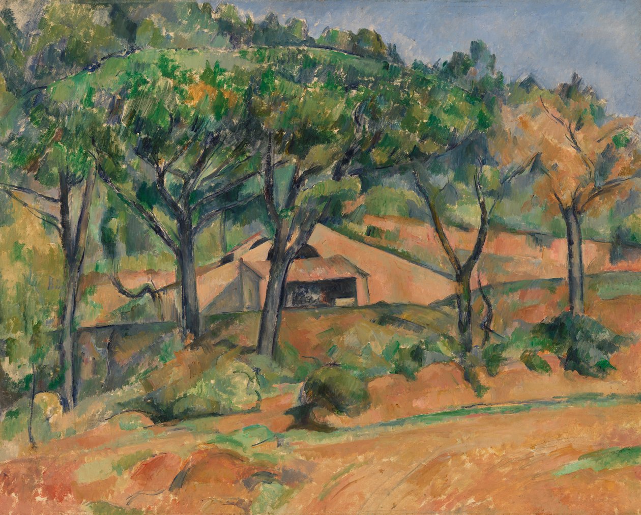 Hus i Provence, ca. 1890 av Paul Cézanne