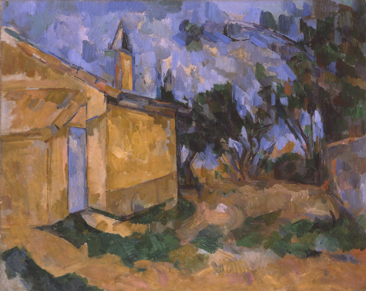 The Cabanon de Jourdan, 1906 av Paul Cézanne