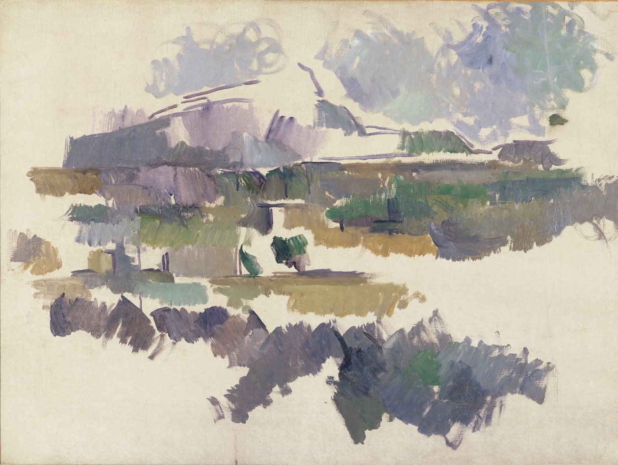 Sainte-Victoire-fjellet, 1904-05 av Paul Cézanne