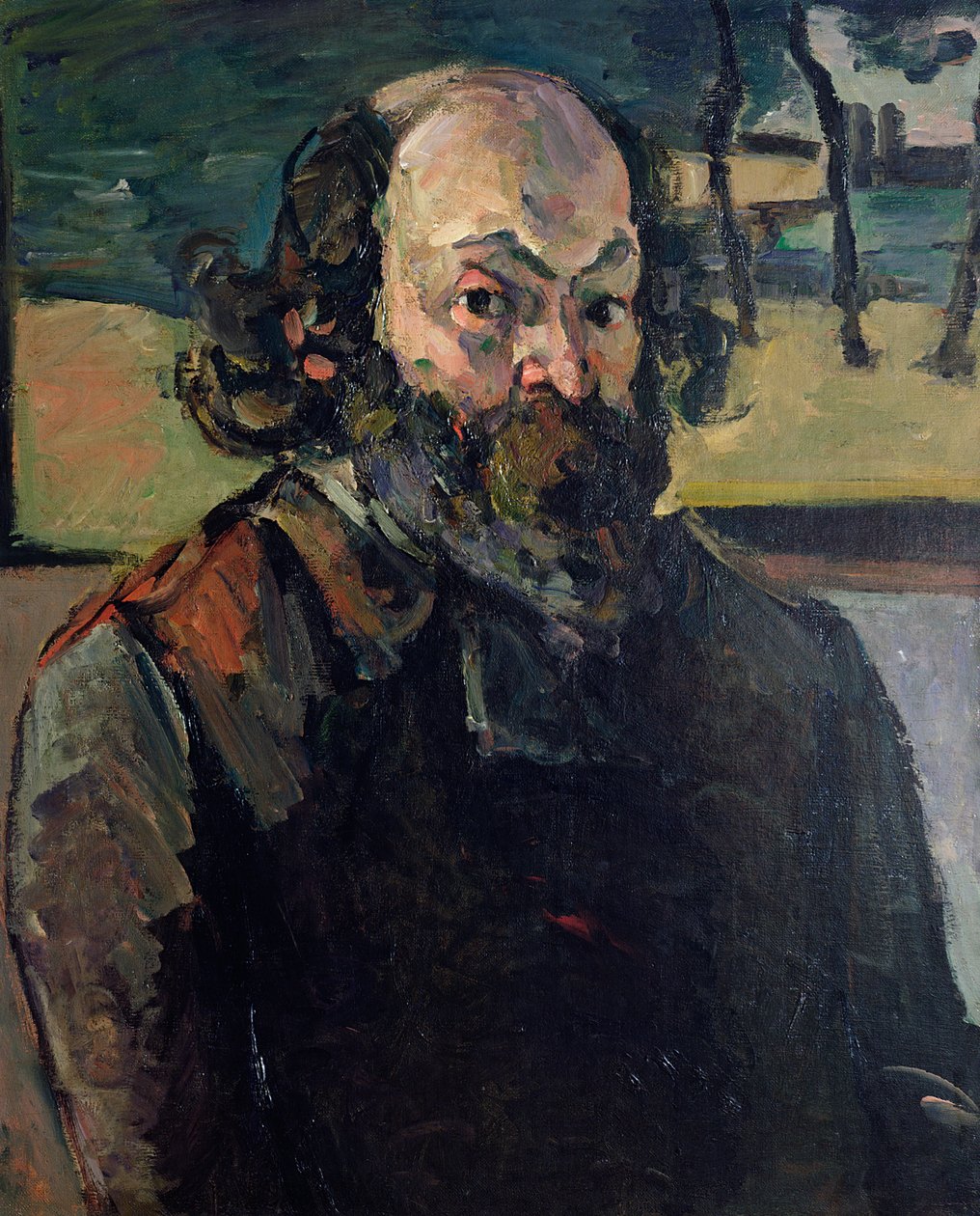 Selvportrett, ca. 1873-76 av Paul Cézanne