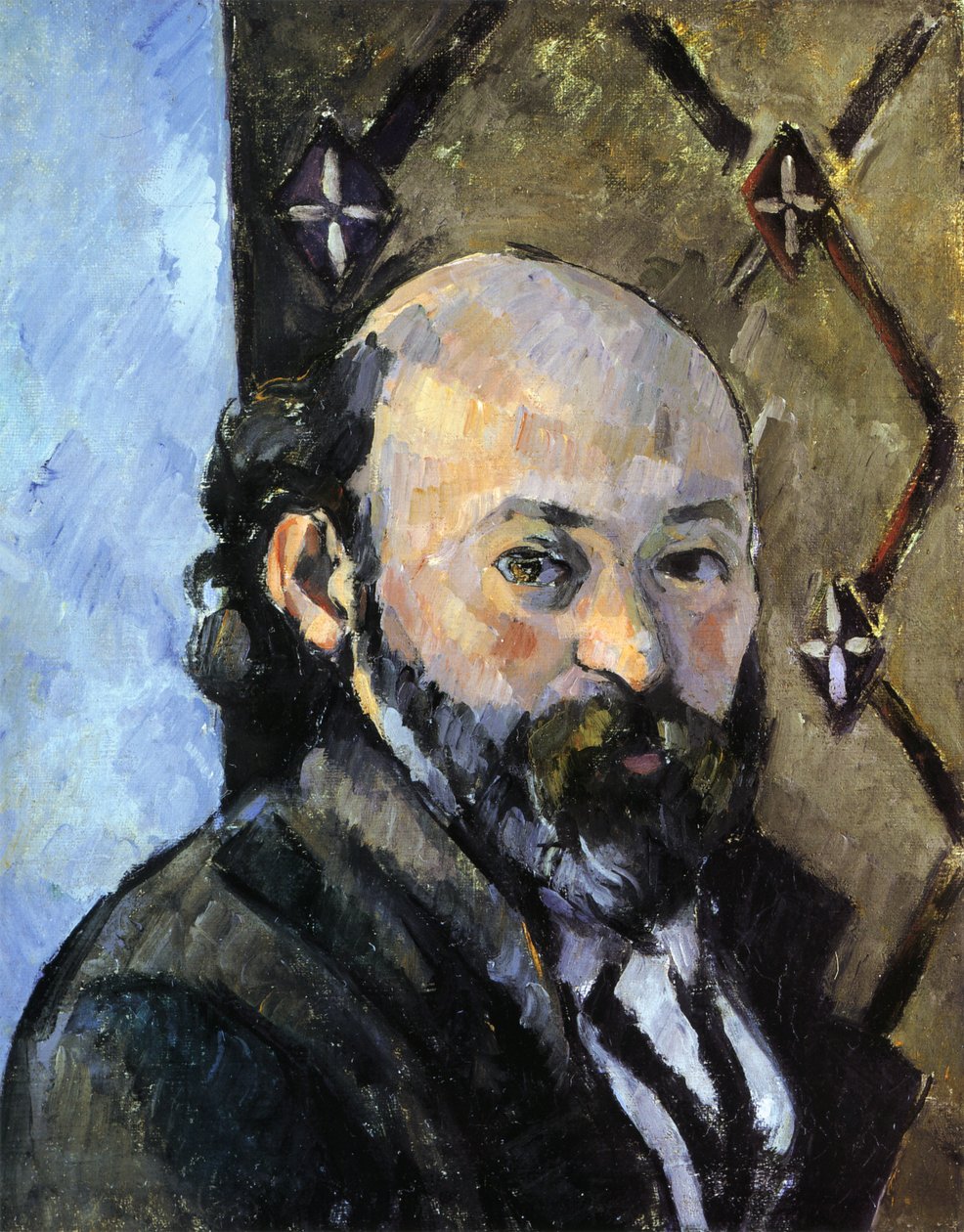 Selvportrett av Paul Cézanne