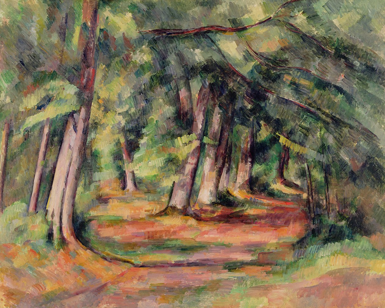 Underskog (nær Jas de Bouffan) 1890-94 av Paul Cézanne