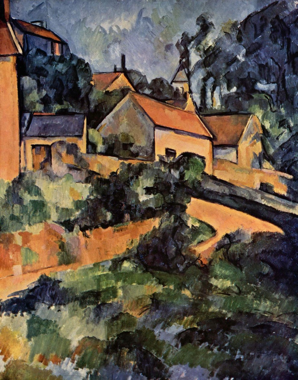 Veikurve i Montgeroult av Paul Cézanne