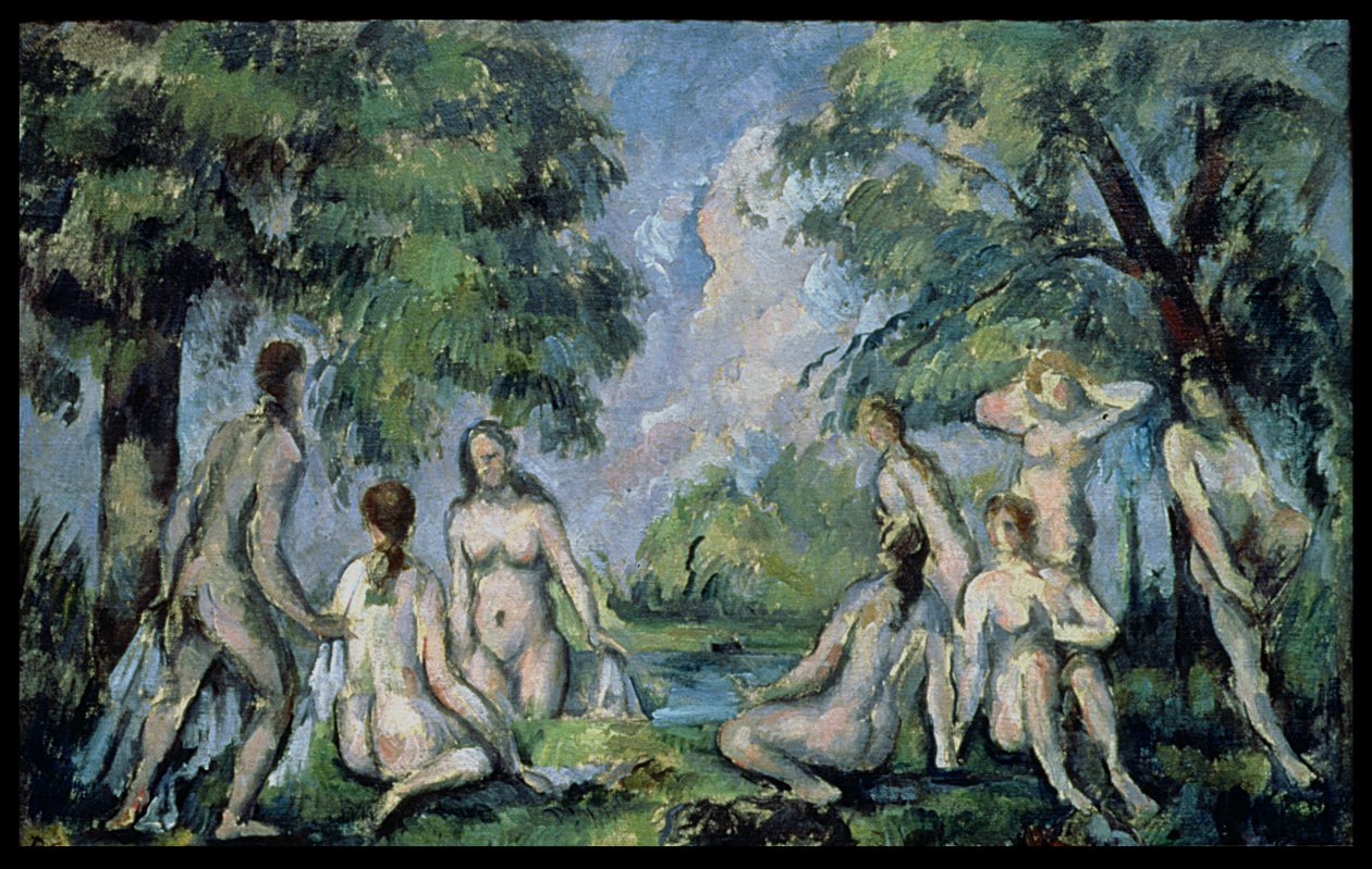 The Baders, ca. 1890-1900 av Paul Cézanne