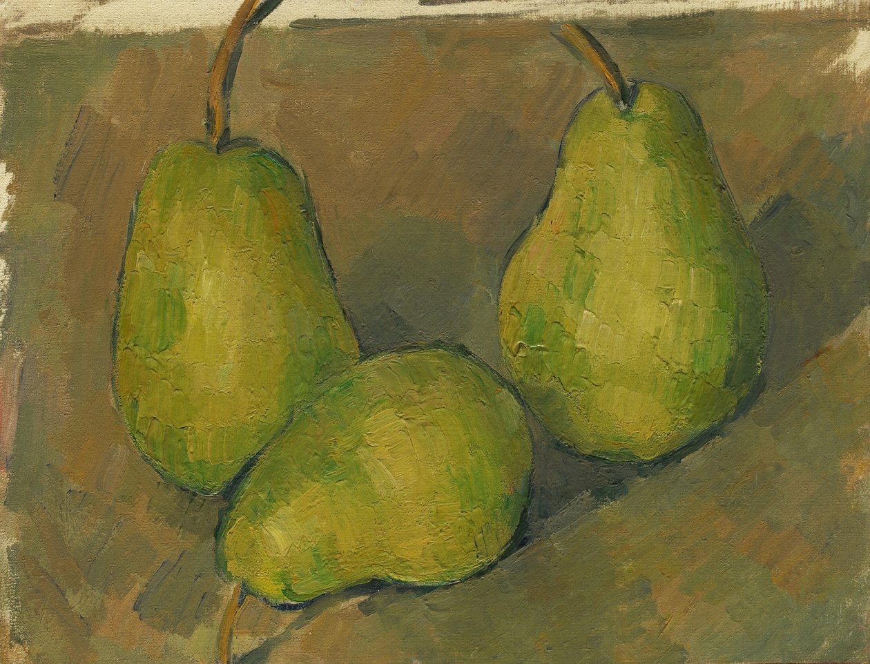 Tre pærer av Paul Cézanne