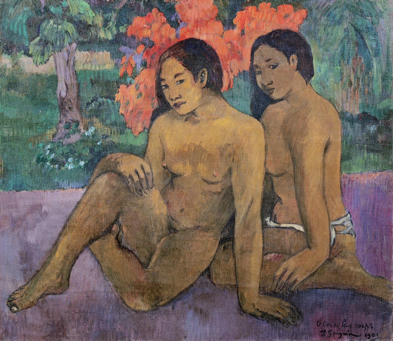 Og gullet i kroppene deres, 1901 av Paul Gauguin