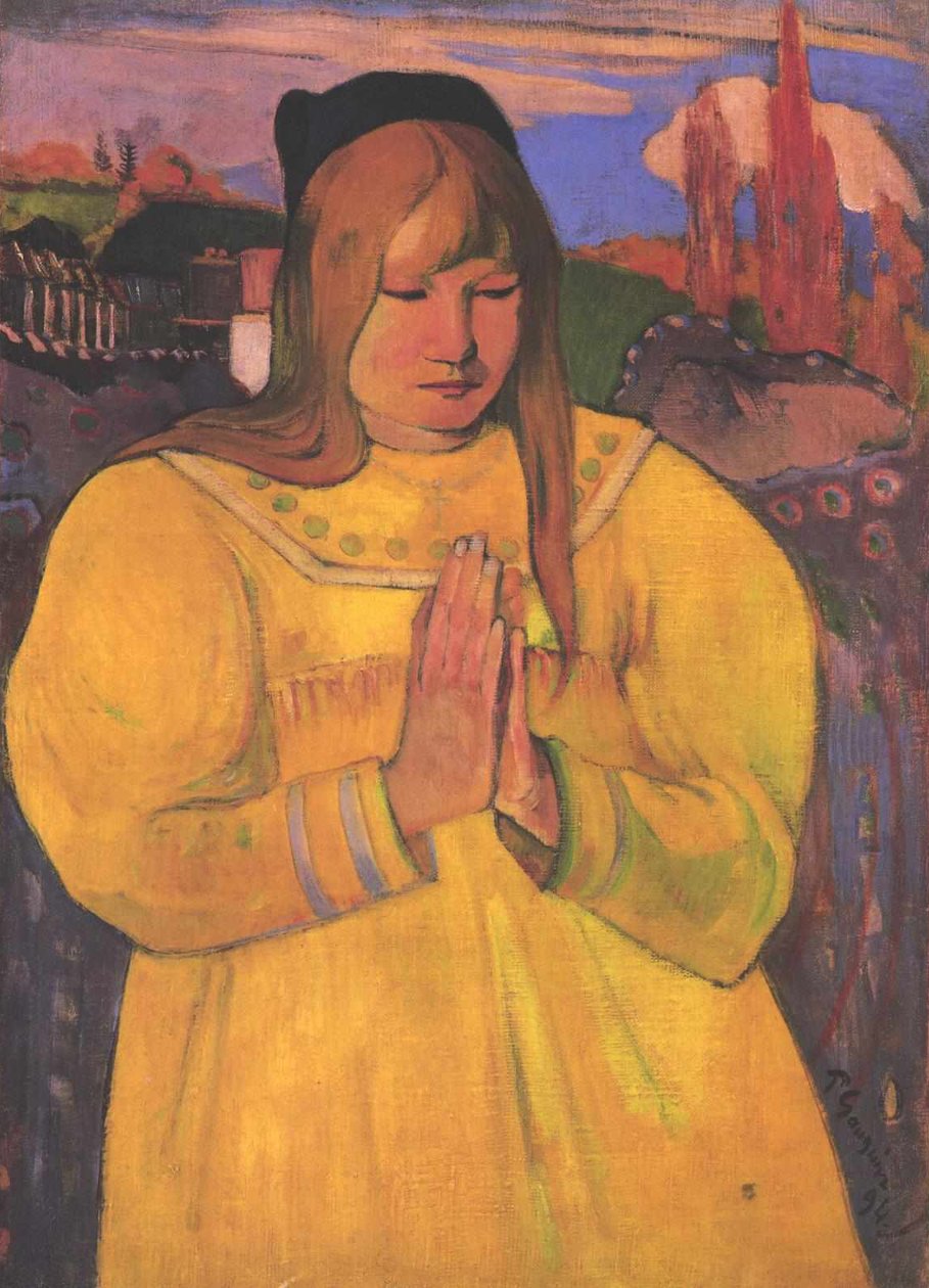B-re og folk i Beten av Paul Gauguin
