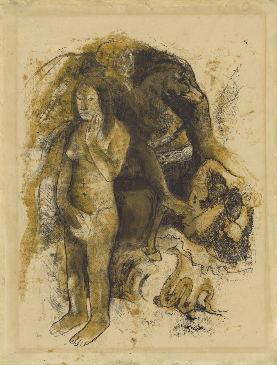 Eve (marerittet) av Paul Gauguin