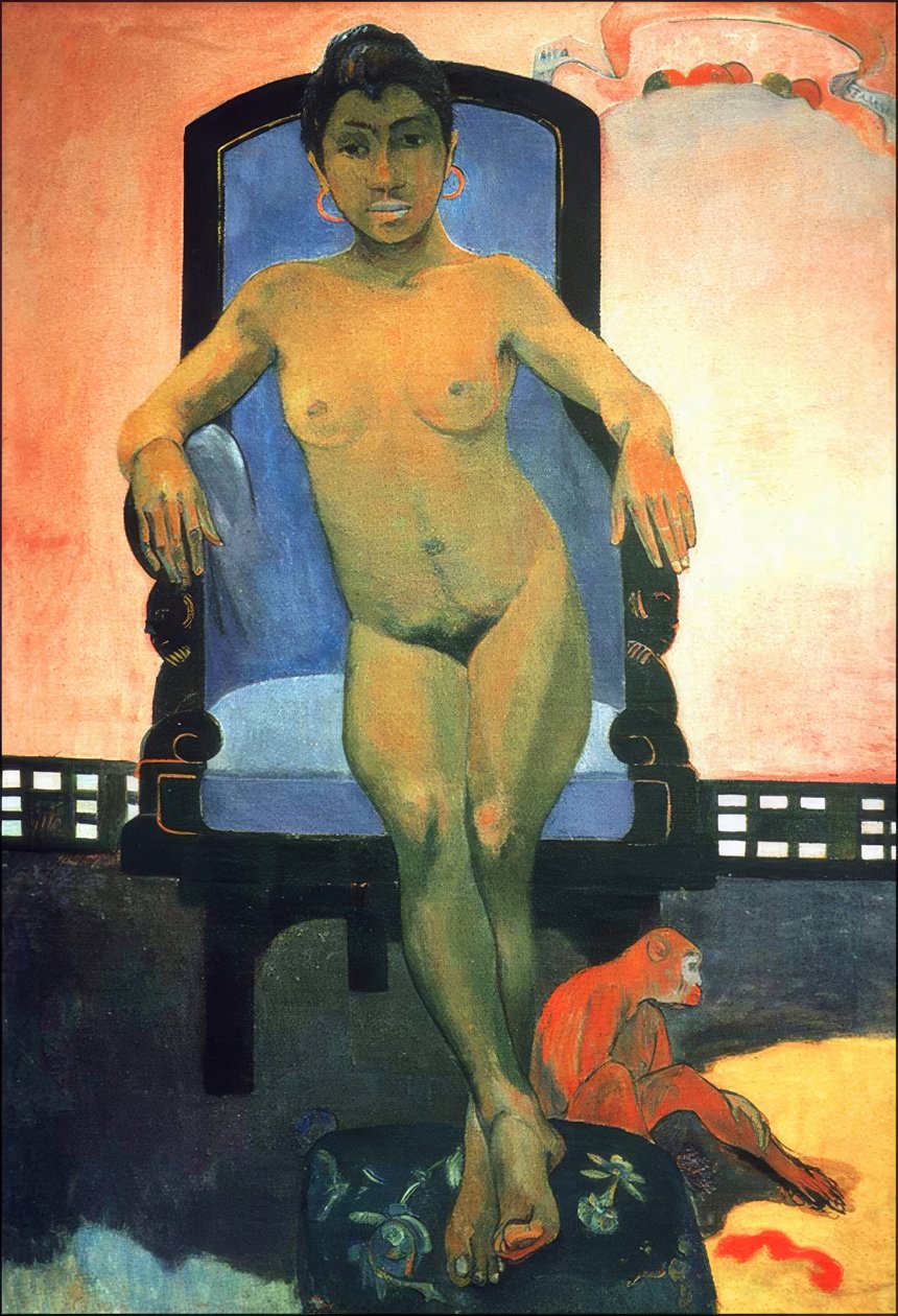 Indonesia: Annah den javanske, Paul Gauguin (1893) av Paul Gauguin
