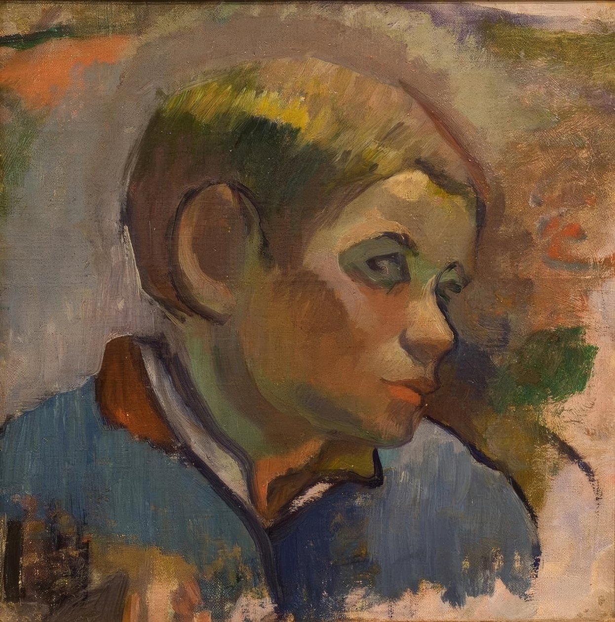 Leder for en gårdsgutt av Paul Gauguin
