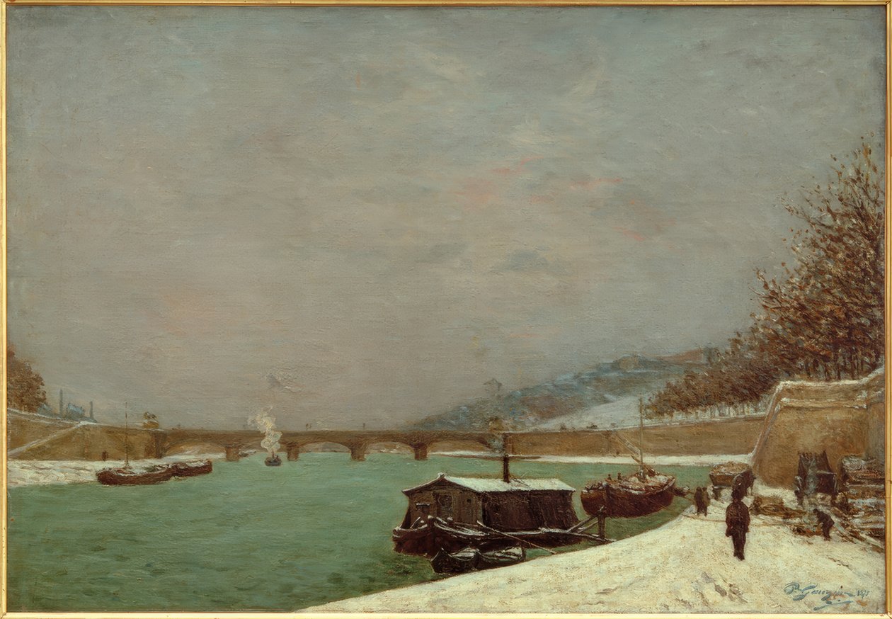 Seinen ved Pont dIéna av Paul Gauguin