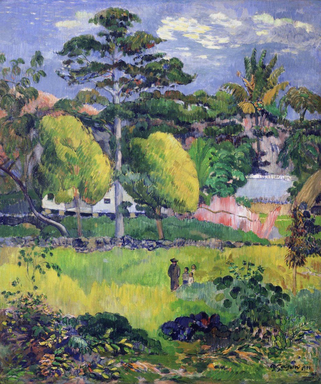 Landskap, 1901 av Paul Gauguin