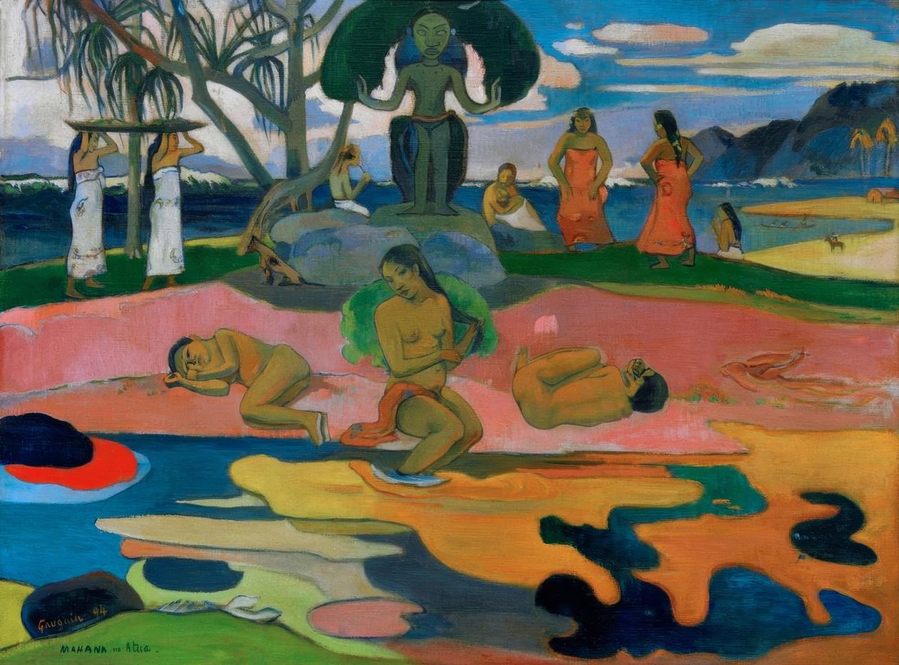 Gud er varm av Paul Gauguin