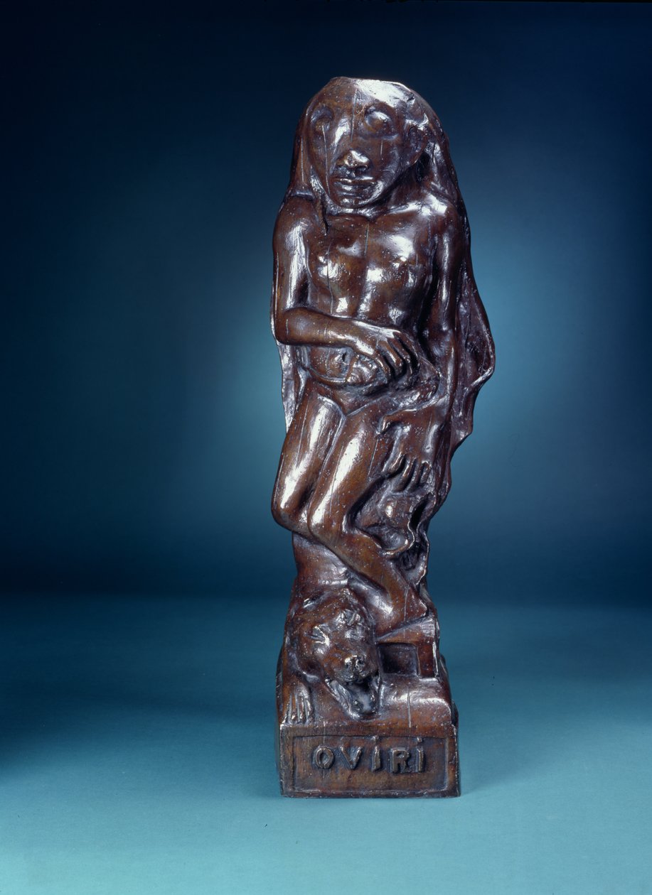 Oviri, 1893-94 (bronse) (se også 116425, 116426) av Paul Gauguin