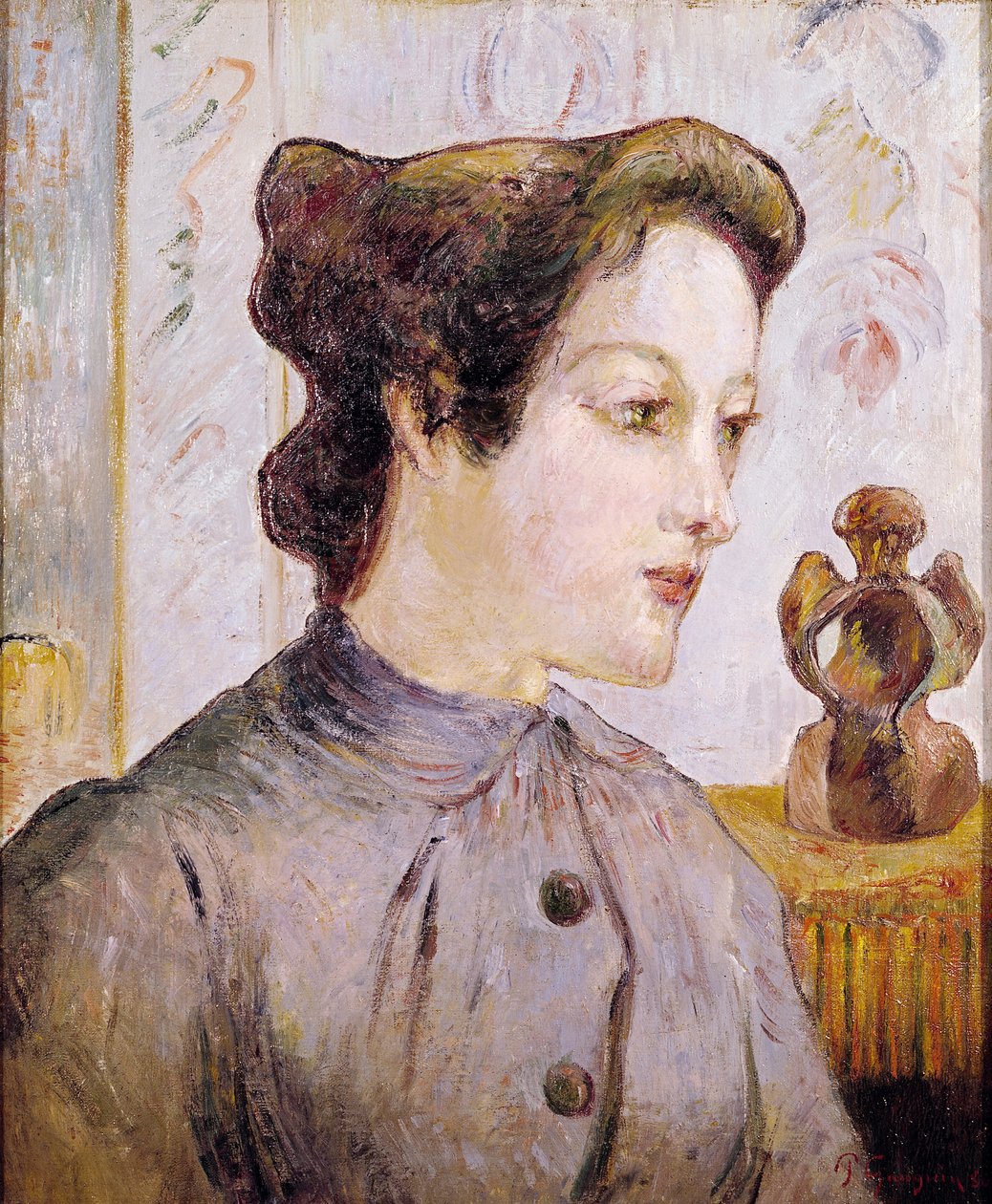 Portrett av en ung kvinne, 1886 av Paul Gauguin