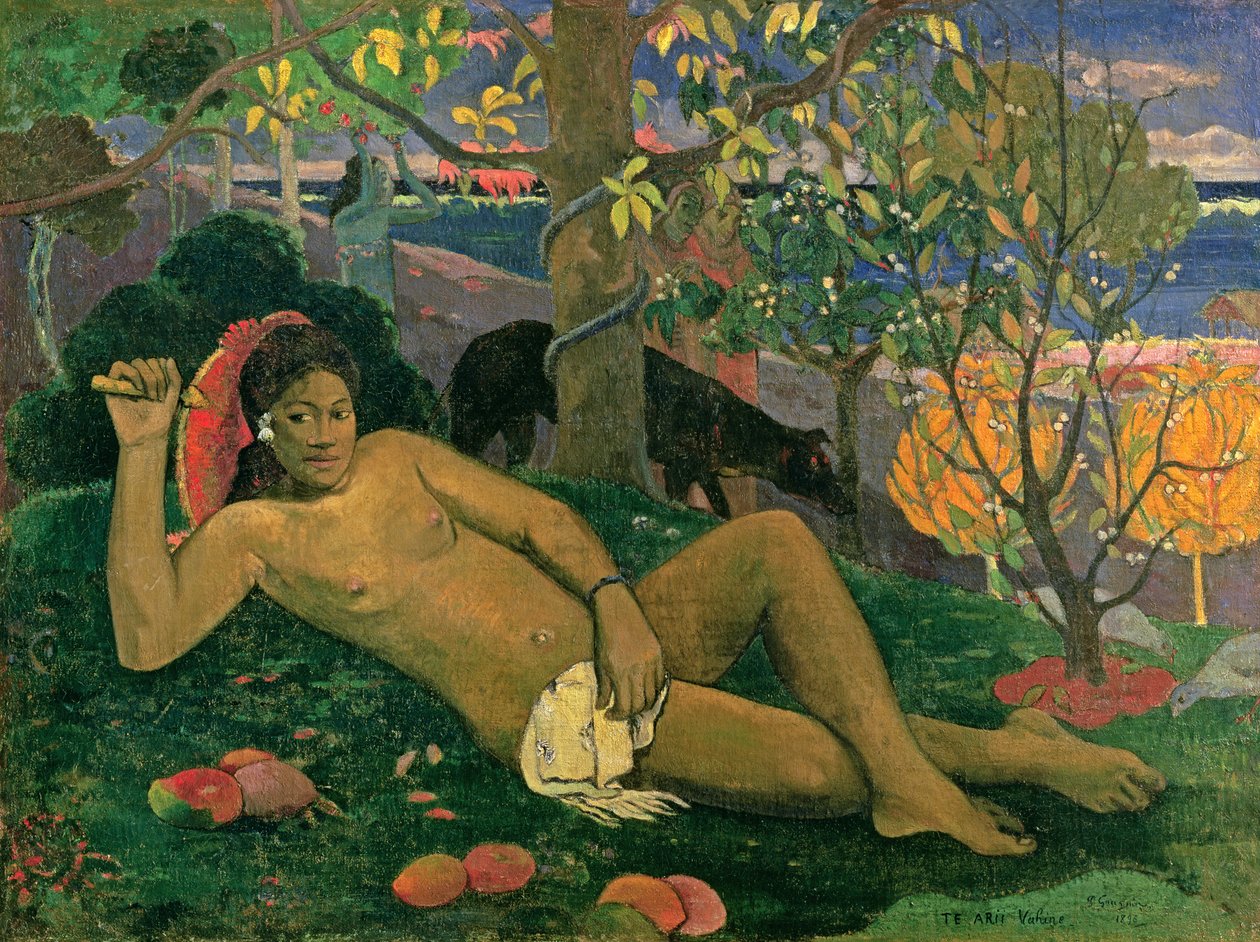 Kongens kone, 1896 av Paul Gauguin