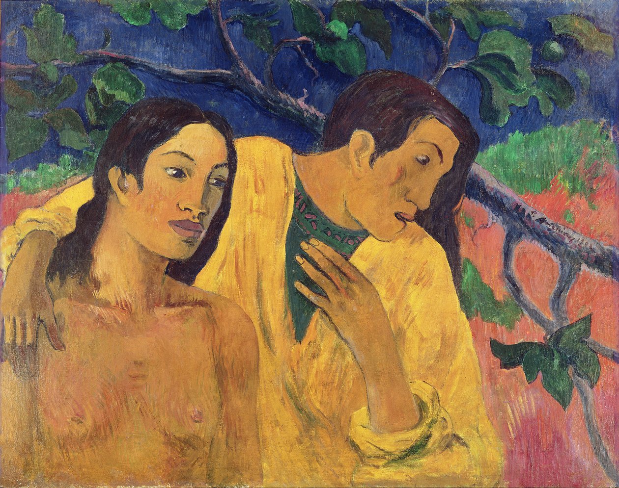 The Flight or Tahitian Idyll, 1902 av Paul Gauguin