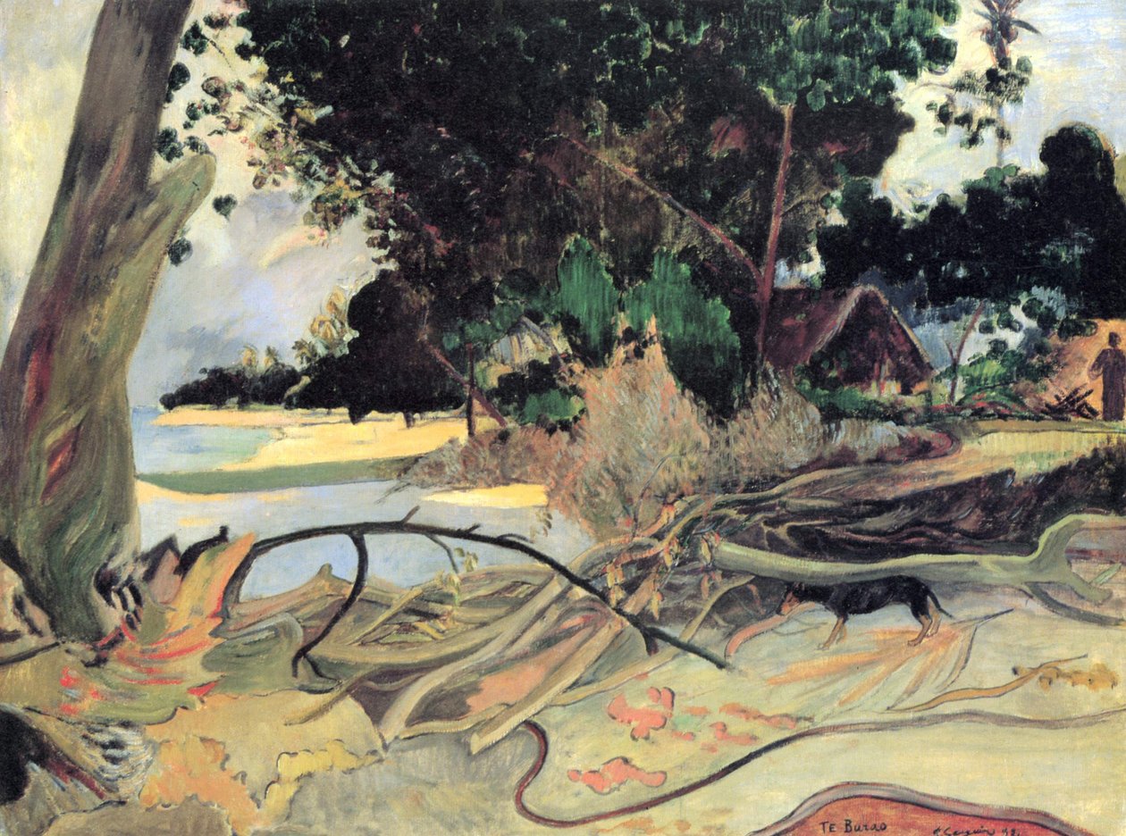 Hibiskustreet av Paul Gauguin