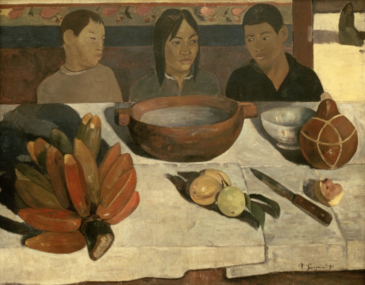 The Meal (The Bananas), 1891 av Paul Gauguin