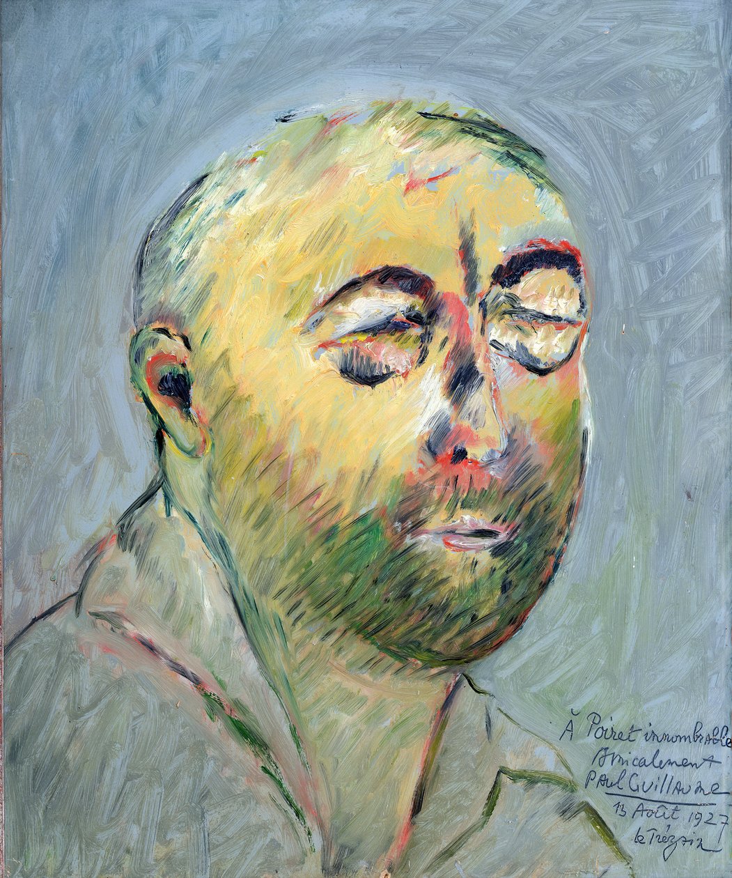Portrett av Paul Poiret, 1927 av Paul Guillaume
