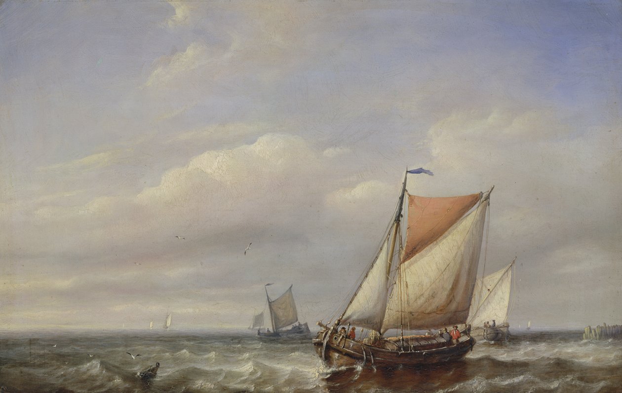 Stille hav i fint vær av Paul Jean Clays